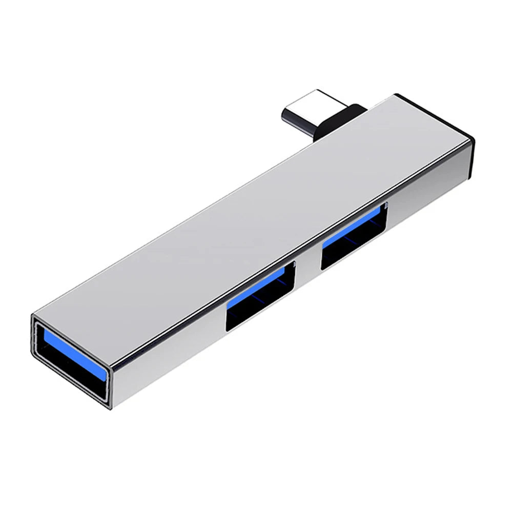 Base de conexión USB 3 en 1 OTG USB 3.0/Tipo C 3.0 a 3 USB, HUB USB, HUB Tipo C, velocidad 5.0Gbps, 3 puertos para PC ordenador portátil