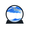 Office Home Decor 3D Extract Hourglass Quicksand Moving Sand Art Picture Round Glass Deep Sea Sandscape Craft Flowing Painting