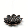 Incense Burner, Incense Holder For Sticks, Brass Lotus Incense Stick Holder And Detachable Ash Catcher