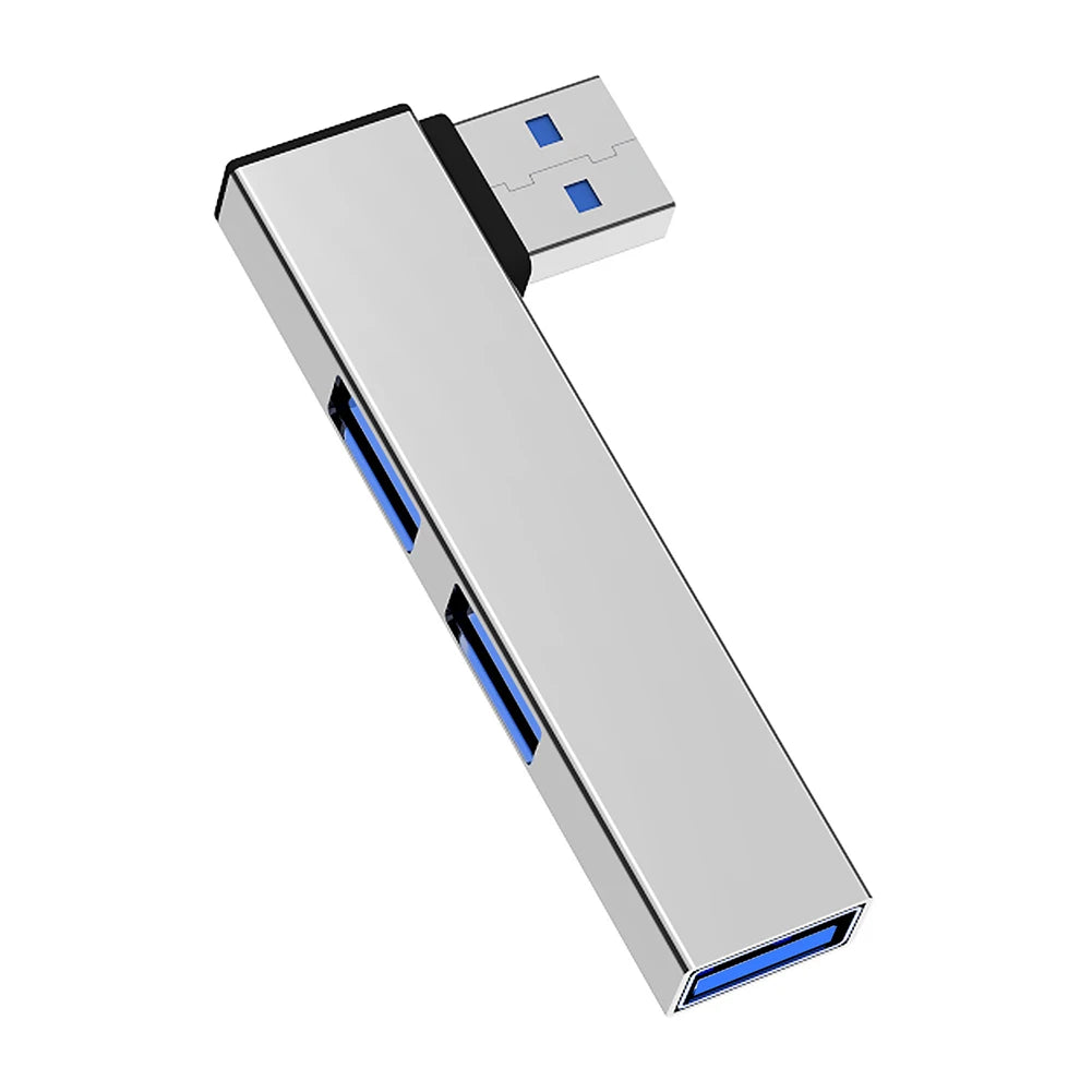 Base de conexión USB 3 en 1 OTG USB 3.0/Tipo C 3.0 a 3 USB, HUB USB, HUB Tipo C, velocidad 5.0Gbps, 3 puertos para PC ordenador portátil