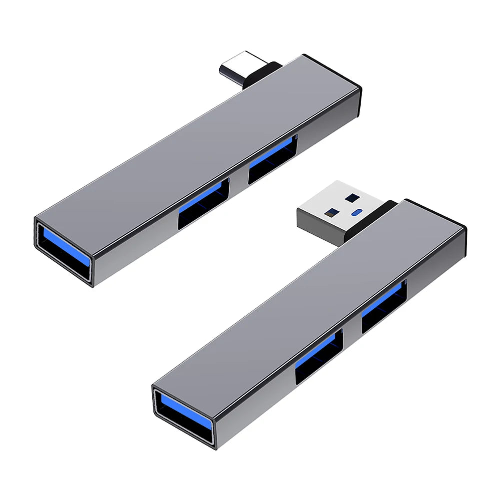 3 in 1 USB Docking Station OTG USB 3.0/Type-C 3.0 To 3 USB USB HUB Type C HUB Speed 5.0Gbps 3 Port for PC Computer Laptop
