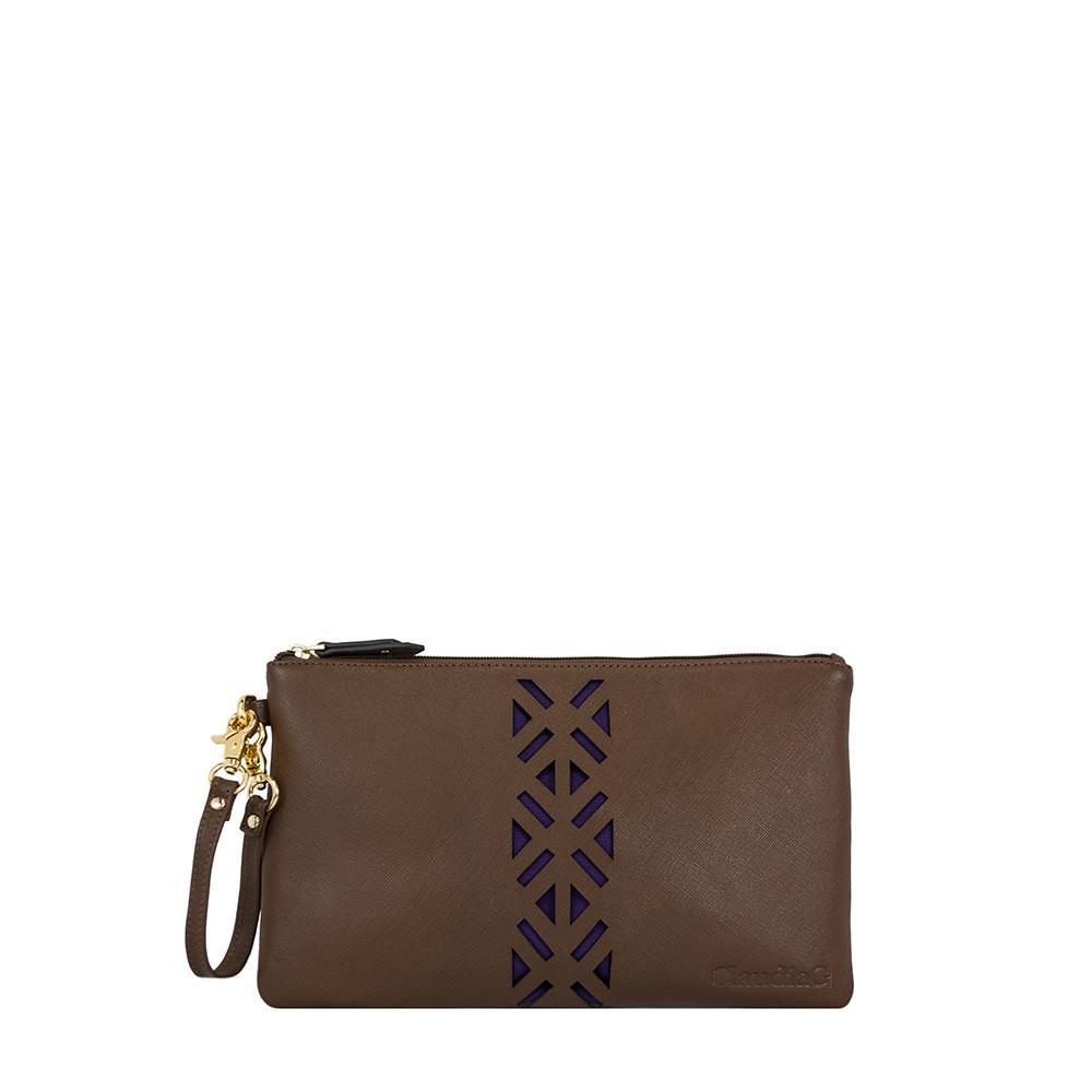 Leather PractiPouch Large - Sienna - GT Elegance