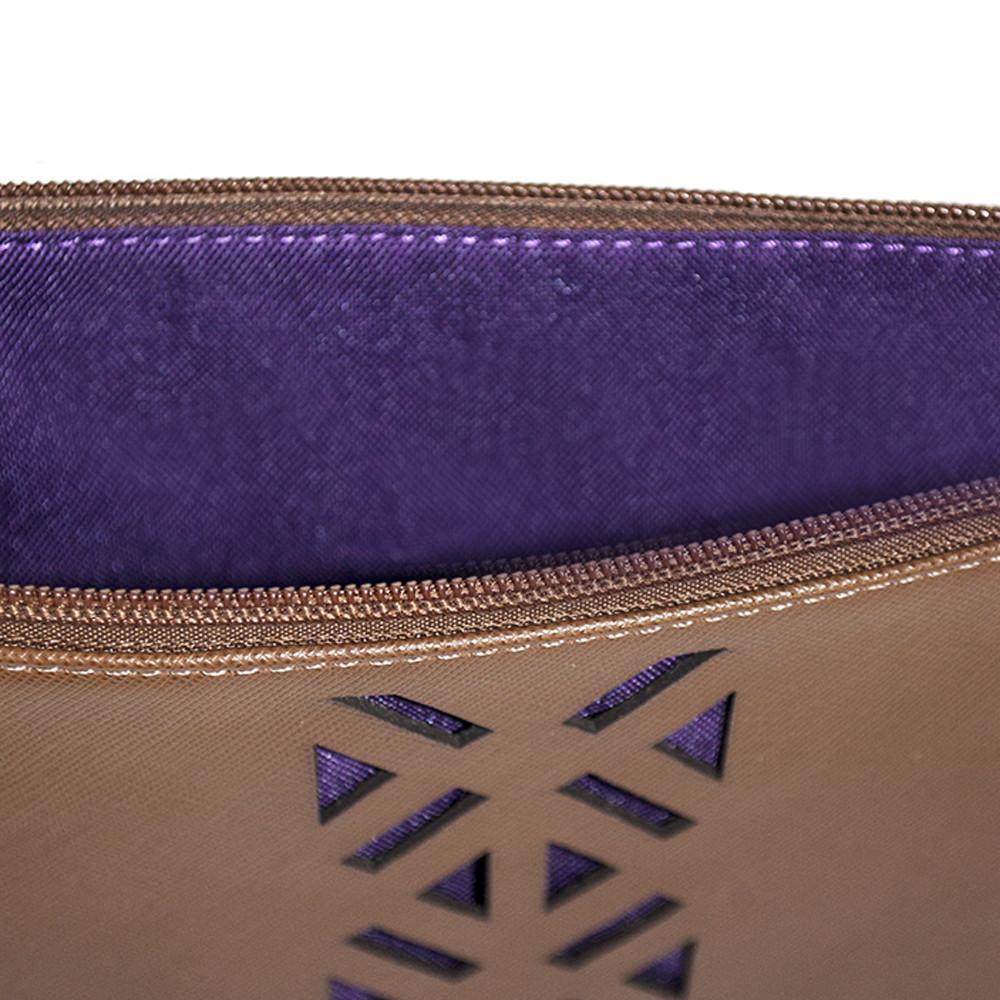 Leather PractiPouch Large - Sienna - GT Elegance