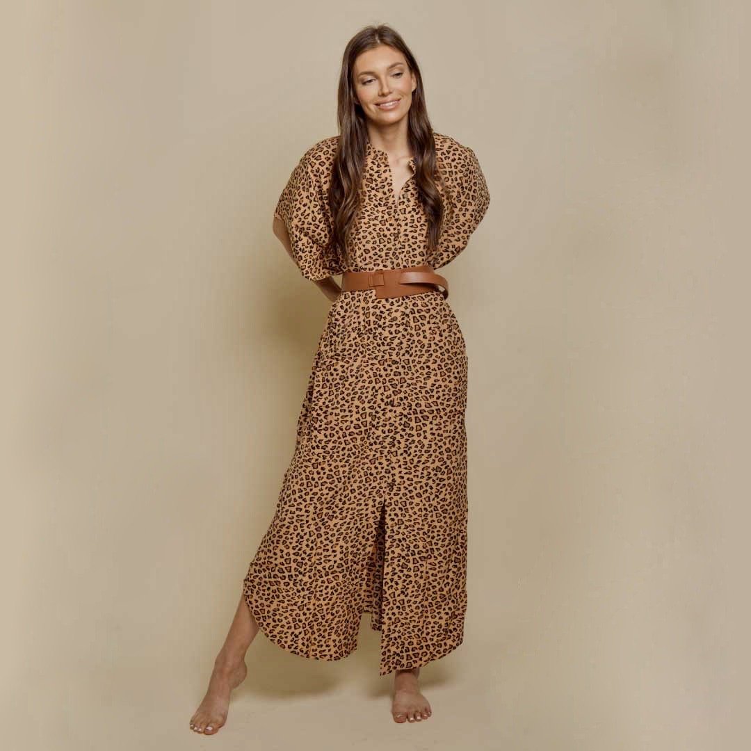 Wide Dress - Cheetah
