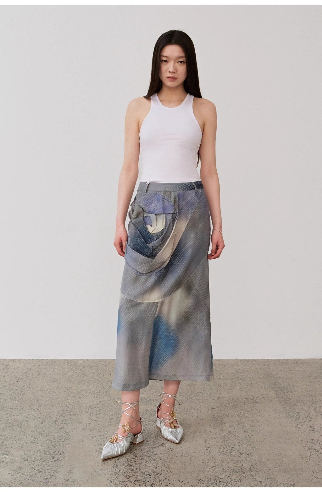 "Summer Tour" Small I-Shaped Vest Camisole Women's Summer Elastic Cotton Slim Fit Inner Sleeveless Top